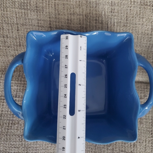 Studio Nova Coronado Blue Square Bowls, set of 2 - Picture 3 of 7